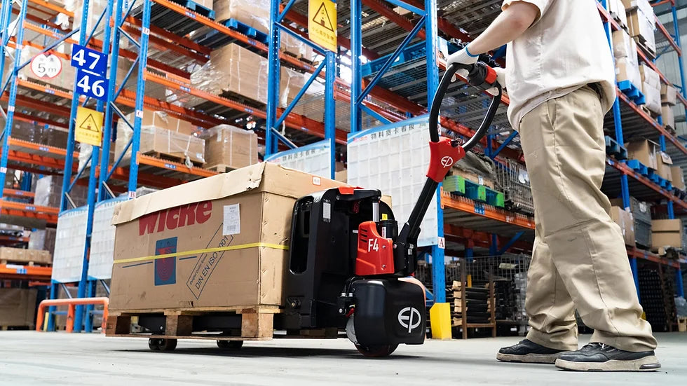 Multi-drop delivery Pallets & Mixed Lot We use electric pump truck Can be lift 1.5 ton